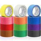 Oleitodh 12 Rolls Colored Masking Tape Painters Tape 2 Inch x 360 Yards - Image 8