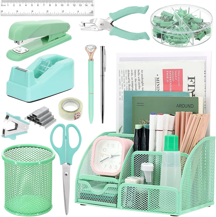 13-in-1 Office Desk Organizer Set for Back to School Supplies Accessories