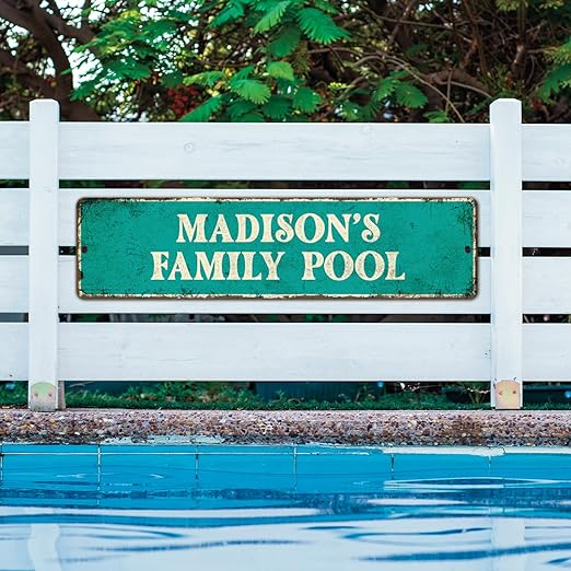 Custom Rustic Sign, Personalized Decor Street Signs Gift, 40x10 Inches - Image 3