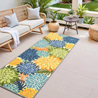 outdoor rug waterproof, washable patio runner rug for, main product view