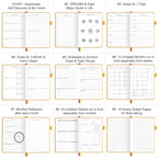 Undated Luxurious Weekly & Monthly Planner to Increase Productivity Hit Your - Image 5