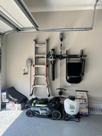 tidyme garage tool organizer wall mount, 48", 3, side view