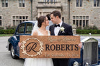 Custom Family Name Sign | Personalized Wooden Wedding Gift | Rustic Last Name - Image 2