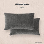 Amazon Basics Chenille Throw Pillow Covers, Home Decor Lumbar Cushion Cover - Image 6