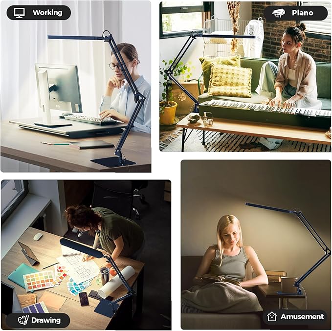 SKYLEO LED Desk Lamp with Slim Base - Image 6