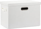 Graciadeco Large 17" 36 Quart Collapsible Stackable Storage Bins by GraciadecoStorage