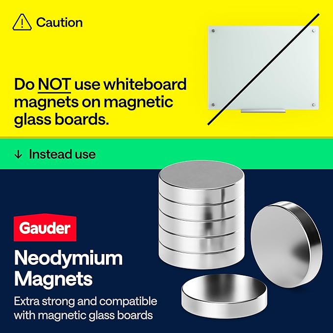 GAUDER Magnets for Whiteboard, Fridge & Bulletin Board - Image 7