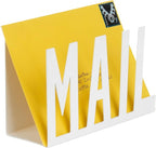 MyGift Mail Holder Organizer Countertop Modern Metal White by MyGiftHome