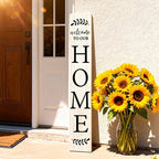 Welcome Sign for Front Porch, Farmhouse Vertical Outdoor Porch Decorations for - Image 3