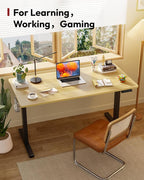 SANODESK Electric Standing Desk 48 x 30 Inches Whole-Piece Desktop Height - Image 3