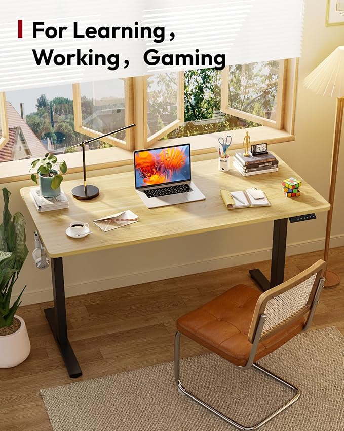 SANODESK Electric Standing Desk 60 x 24 Inches Whole-Piece Desktop Height - Image 3
