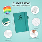 Clever Fox Planner – Undated Weekly & Monthly Planner - Image 2