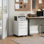 Bestoo 3-Drawer Mobile File Cabinet - Image 2
