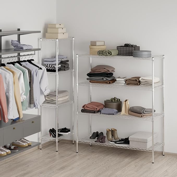 Regal Altair 21" Deep x 54" Wide x 64" Height Wire Shelving Kit | 4-Tier | NSF - Image 7