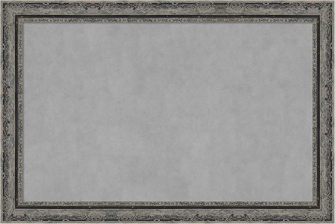 Amanti Art Black Framed Magnetic Board 24x36 Large Vision Board by AmantiArt