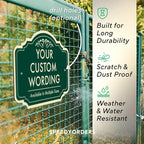 Custom Decorative Outdoor Metal Sign, Personalized Aluminum, Customized Driveway - Image 6