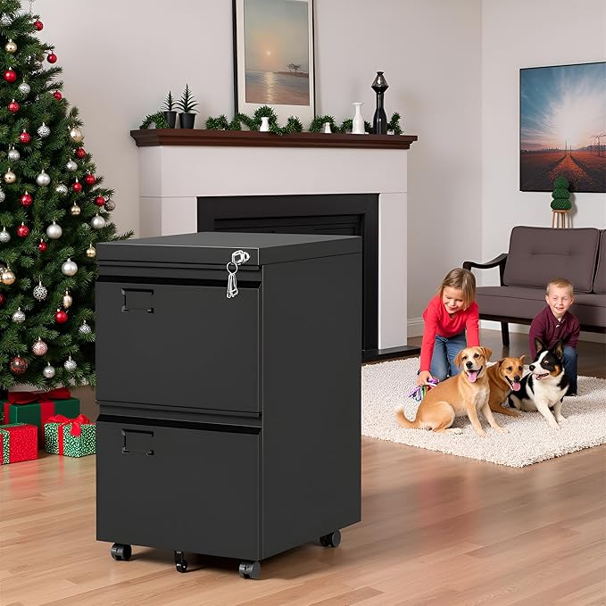 SUXXAN 2 Drawer File Cabinet - Image 2