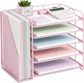 opnice desk organizer, 5-tier paper organizer letter tray, main product view