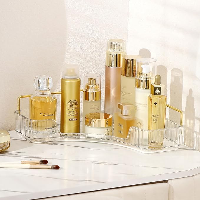 YCIA&DONE Corner Bathroom Counter Organizer, Makeup Organizer - Image 4