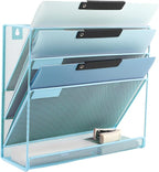 EASEPRES Desk File Organizer Mesh 4-Tier, Hanging Wall Mount Document - Image 7