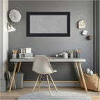 Amanti Art Black Framed Magnetic Board 16x28 Small Vision Board - Image 7