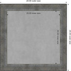 Amanti Art Silver Framed Magnetic Board 24x24 Medium Vision Board - Image 4