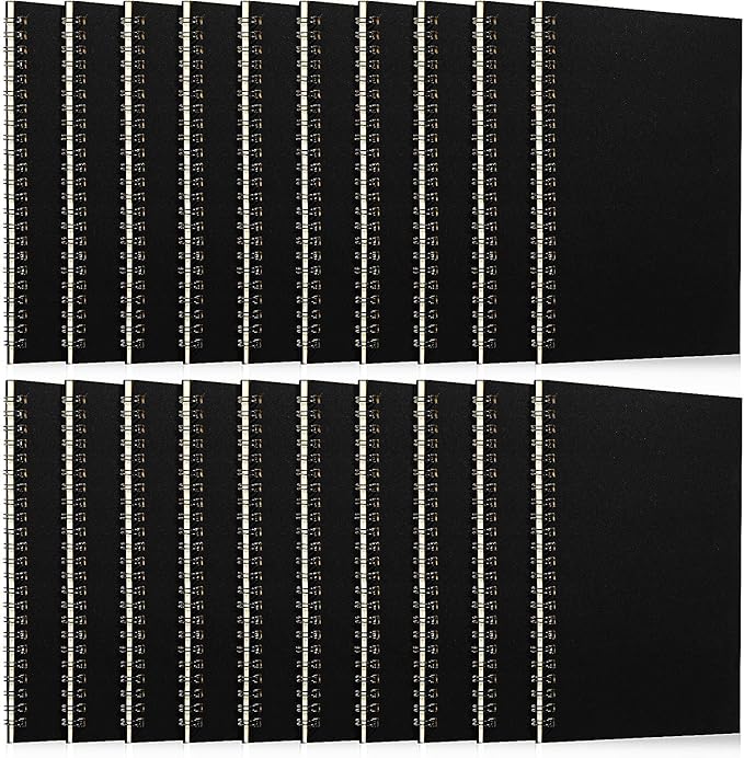 Eersida 20 Pack A5 Spiral Notebook College Ruled Spiral Notebook Bulk 5.5 x 8.3 by Eersida