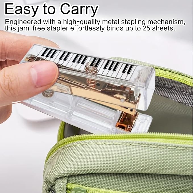 Gold Acrylic Stapler, Cute Office Stapler - Image 3
