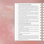 Clever Fox Password Book Spiral – Internet Address & Password Organizer - Image 5
