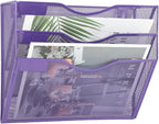 EASEPRES 3 Pocket Mesh Hanging Wall File Organizer, Wall Mounted Mail Paper - Image 6