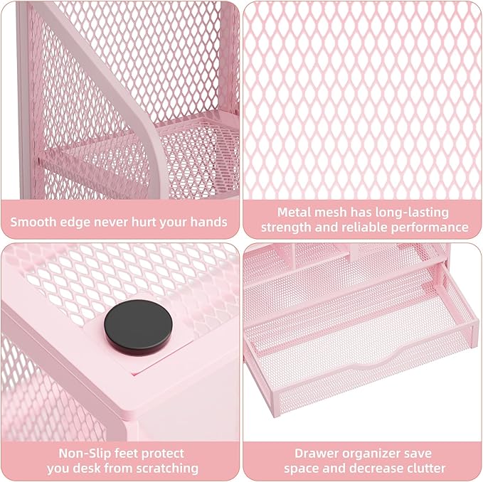 Marbrasse Mesh Desk Organizer - Image 6