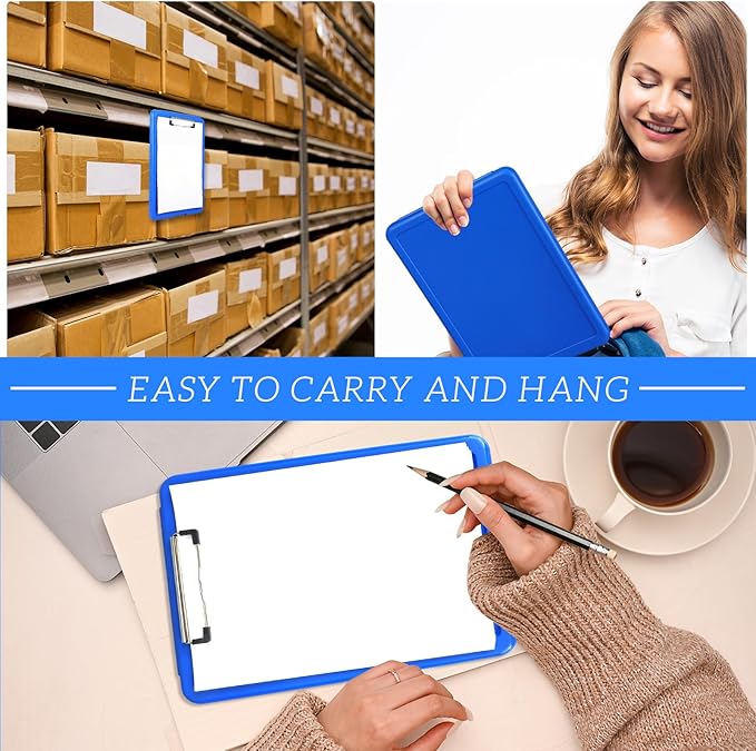 Ireer 12 Pcs Plastic Clipboard - Image 7