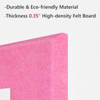 Neatsure Large Cork Board for Wall, 6 Panels Felt Tiles Tack Push Pin Board for - Image 4