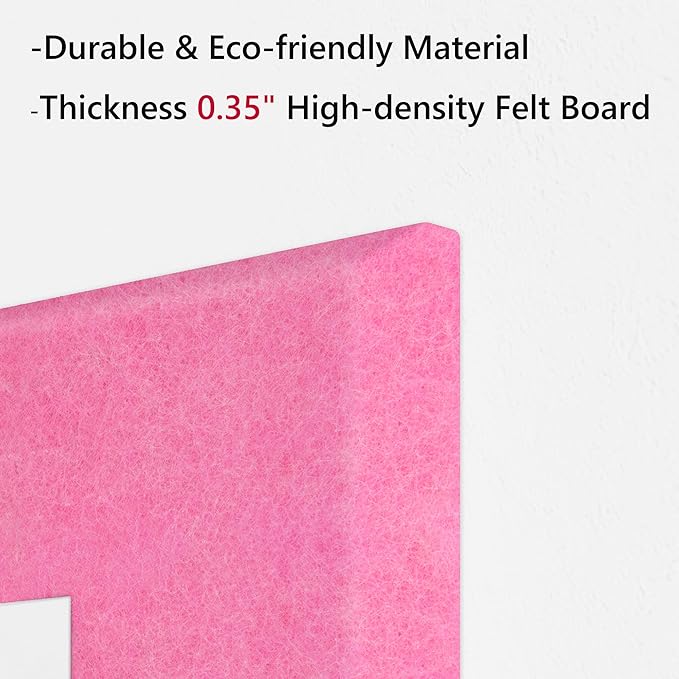 Neatsure Large Cork Board for Wall, 6 Panels Felt Tiles Tack Push Pin Board for - Image 4