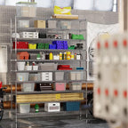Regal Altair 14" Deep x 72" Wide x 96" Height Wire Shelving Kit | 10-Tier | NSF - Image 4