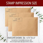 The Duncans Personalized Address Stamp | Envelope Return Address Stamps - Image 4