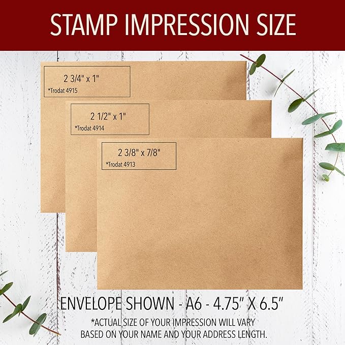 The Duncans Personalized Address Stamp | Envelope Return Address Stamps - Image 4