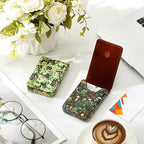 Outus 2 Pieces Business Card Holder, PU Leather Business Card Case Pocket Wallet - Image 7
