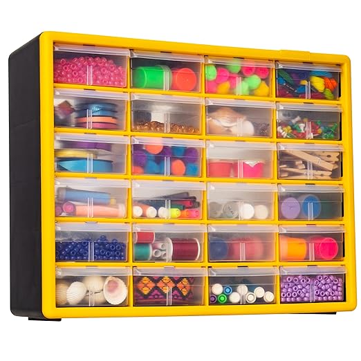 Akro-Mils 24-Drawer Plastic Drawer Storage Cabinet - Image 10