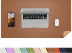 AFIING Dual-Sided Desk Pad, Natural Cork & PU Leather Large Mouse mats by AFIING