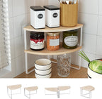 Corner Shelf Countertop Organizer - Image 9