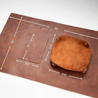 Node Leather - Genuine Leather Desk Mat, Desk Organizer & Cup Coaster - Leather - Image 6