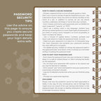 Clever Fox Password Book Spiral – Mini Internet Address & Password Organizer - Image 5