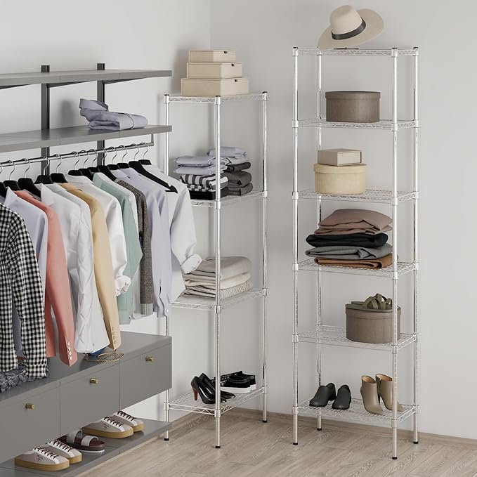 Regal Altair 14" Deep x 24" Wide x 86" Height Wire Shelving Kit | 6-Tier | NSF - Image 2