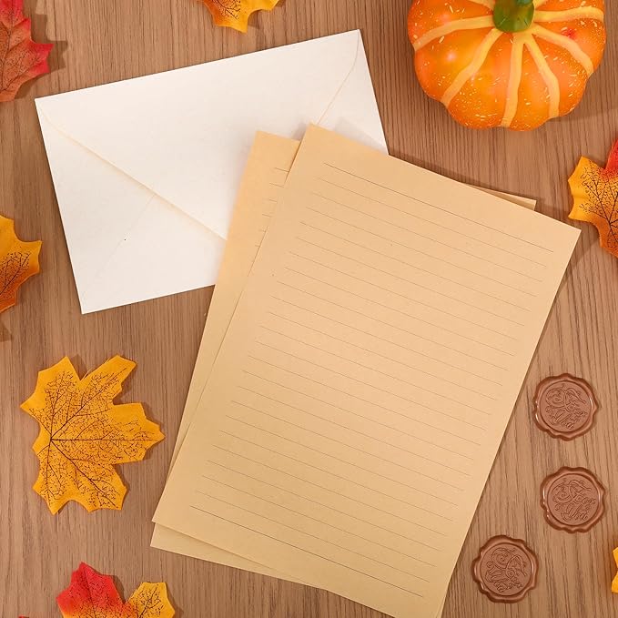 54 Pack Stationery Letter and Envelopes, Stationary Set Includ 30 Letter Paper - Image 6
