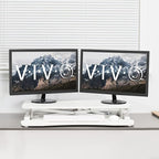 VIVO 32 inch Desk Converter, K Series, Height Adjustable Sit to Stand Riser - Image 8