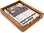 KOLWOVEN Wood Letter Tray -Load Documents Tray by KOLWOVEN