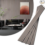 VallisCo 4-Piece Wood Slat Acoustic Panels by VallisCo