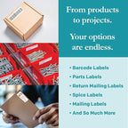 Premium Label Supply White Sticker Address Labels – 3" x 1" – Laser/Inkjet - Image 2