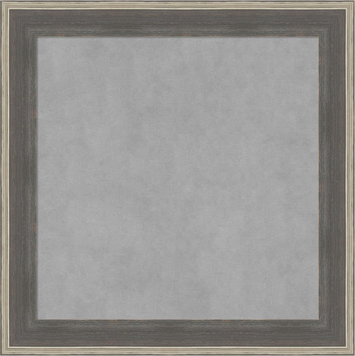 Amanti Art Grey Framed Magnetic Board 25x25 Medium Vision Board
